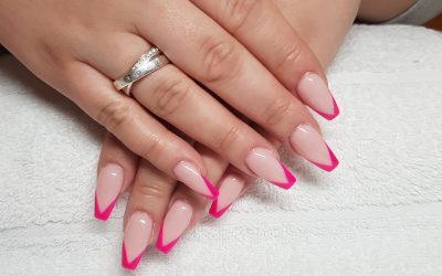 Pink French Nails