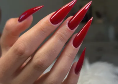 Stilettos Rot Nagelstudio Onyx